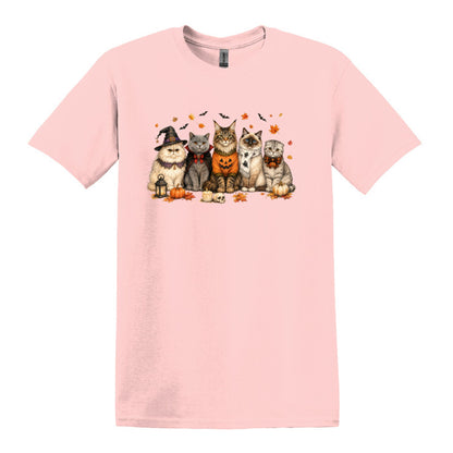 Halloween Cats -  Heavy Cotton Unisex T-shirt