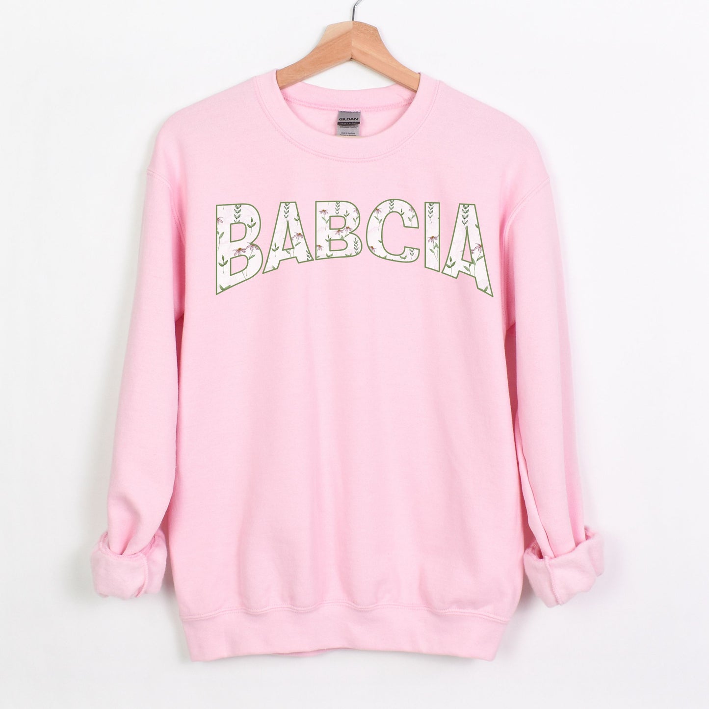 Tiny Flowers Heavy Blend Crewneck for Grandma - Choice of Name and Flowers