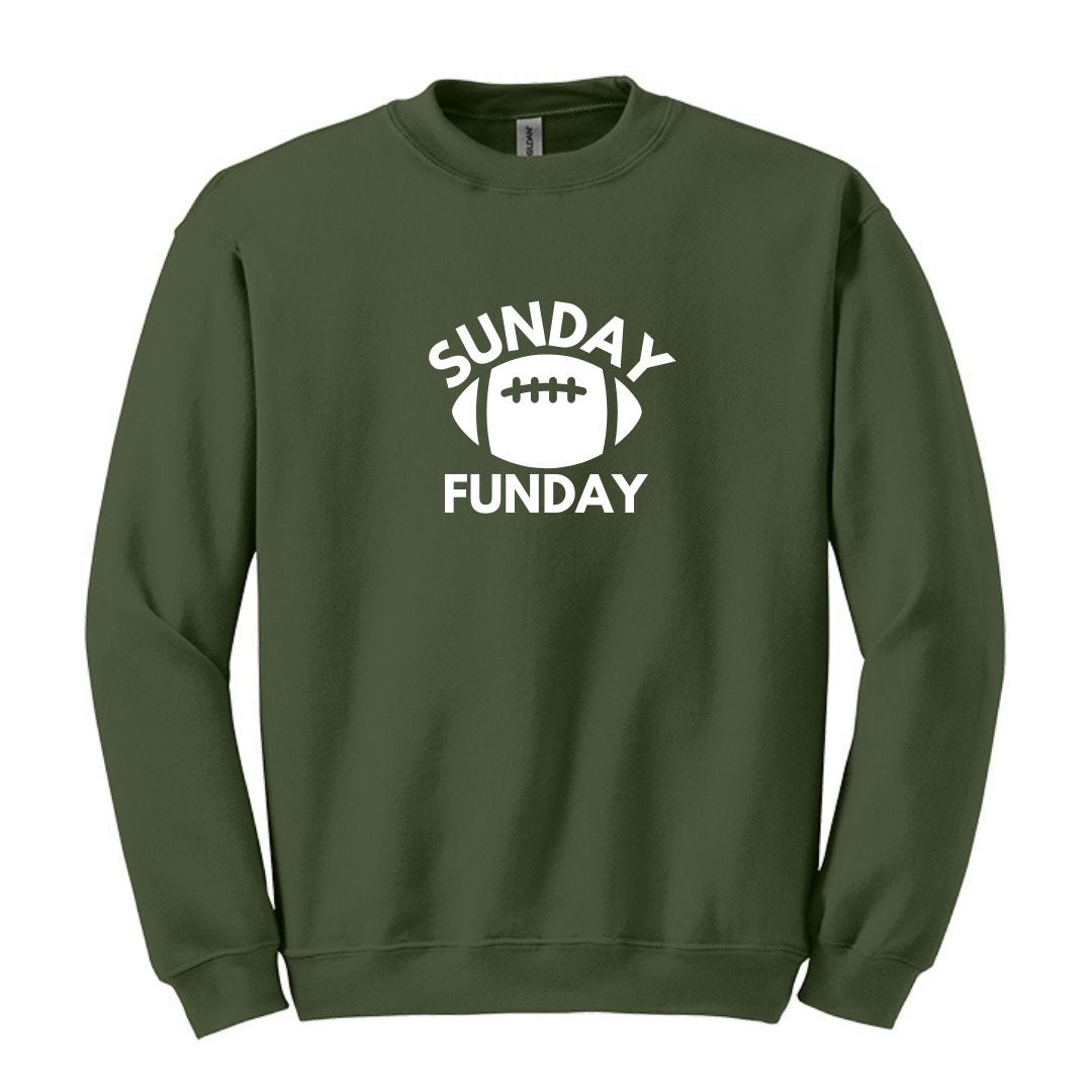 Sunday Funday - Sudadera con cuello redondo