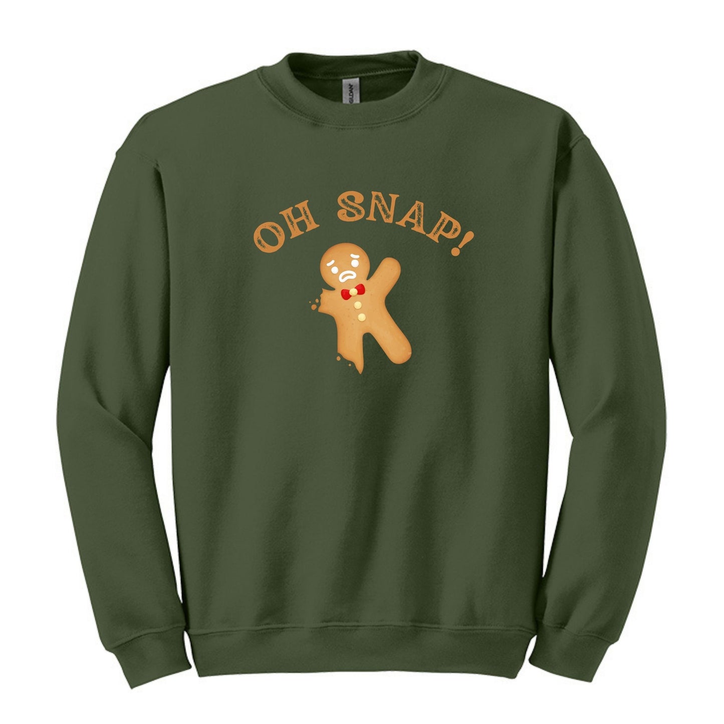 OH SNAP!  Fun and Festive Gingerbread Cookie Sweatshirt