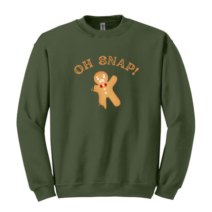 OH SNAP!  Fun and Festive Gingerbread Cookie Sweatshirt