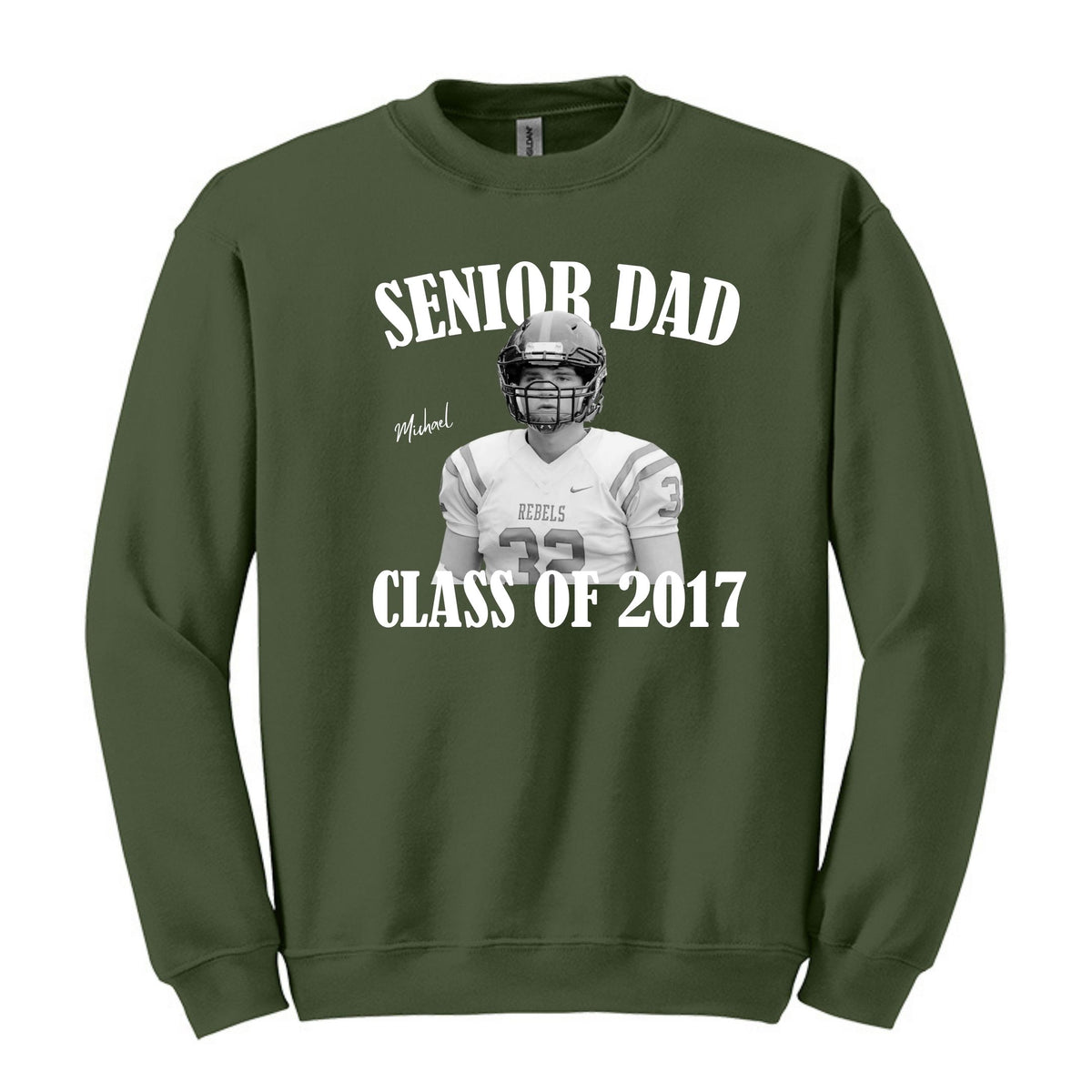 Senior Night Family Sweatshirts - Gildan Crewneck - Fully Customizable!