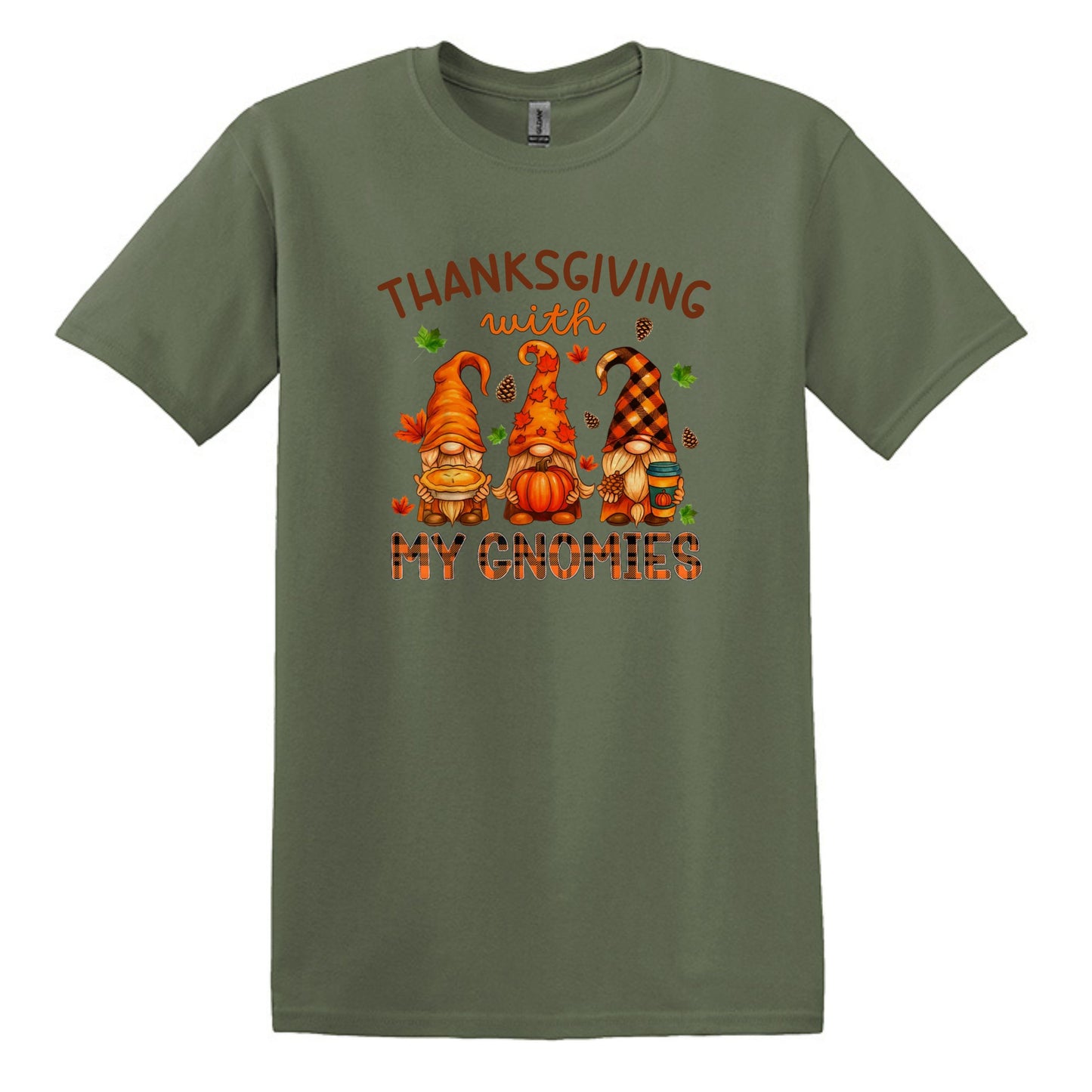 Thanksgiving with my Gnomies Shirt - Choose from "THANKSGIVING" or "FRIENDSGIVING"