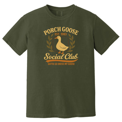 Porch Goose Social Club - Comfort Colors ® Heavyweight Ring Spun T-shirt