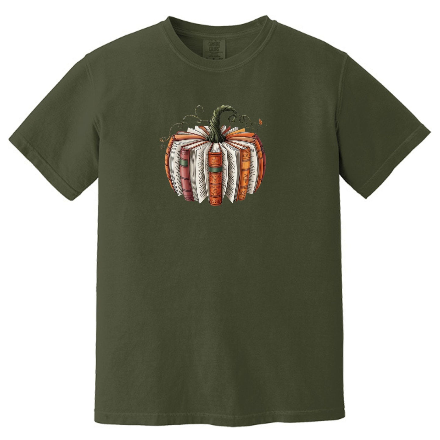 Book Lover Pumpkin - Comfort Colors ® Heavyweight Ring Spun Tee