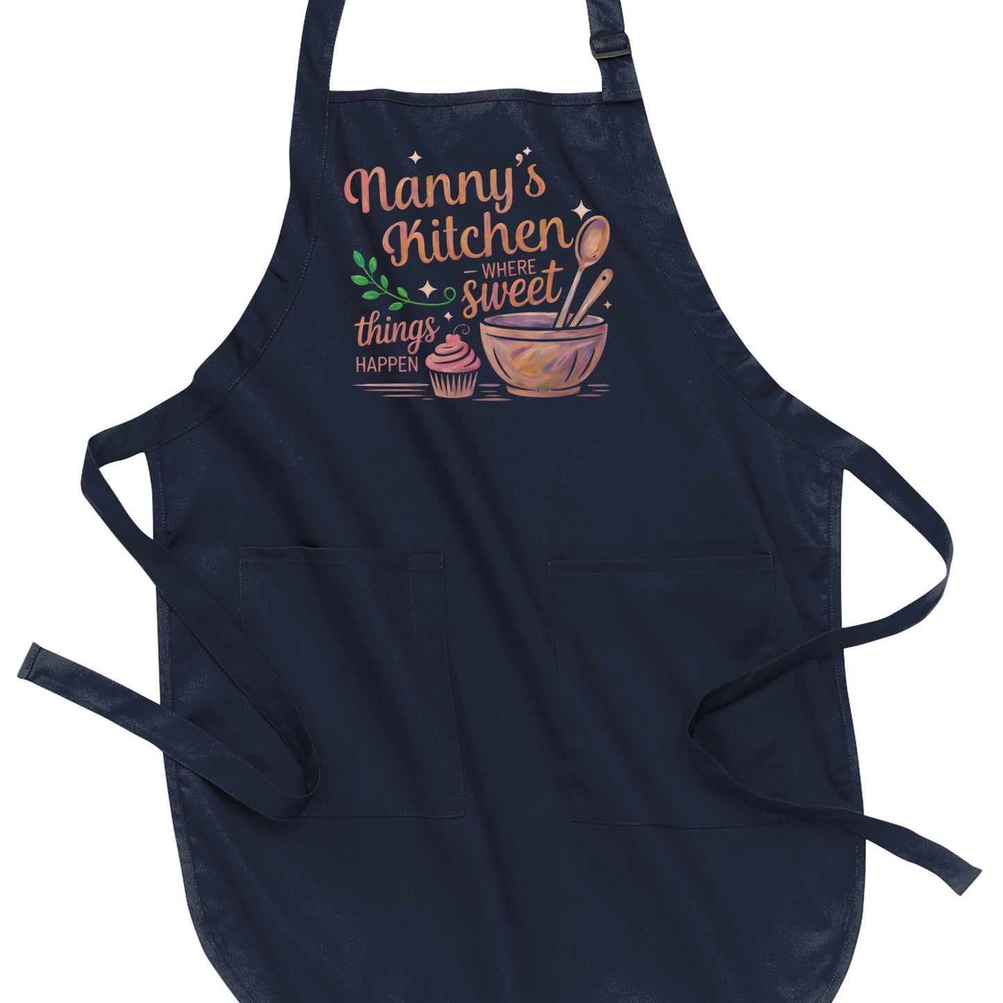 Grandma's Kitchen - Where Sweet Things Happen - Port Authority® Full-Length Apron with Pockets