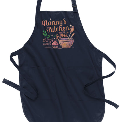Grandma's Kitchen - Where Sweet Things Happen - Port Authority® Full-Length Apron with Pockets