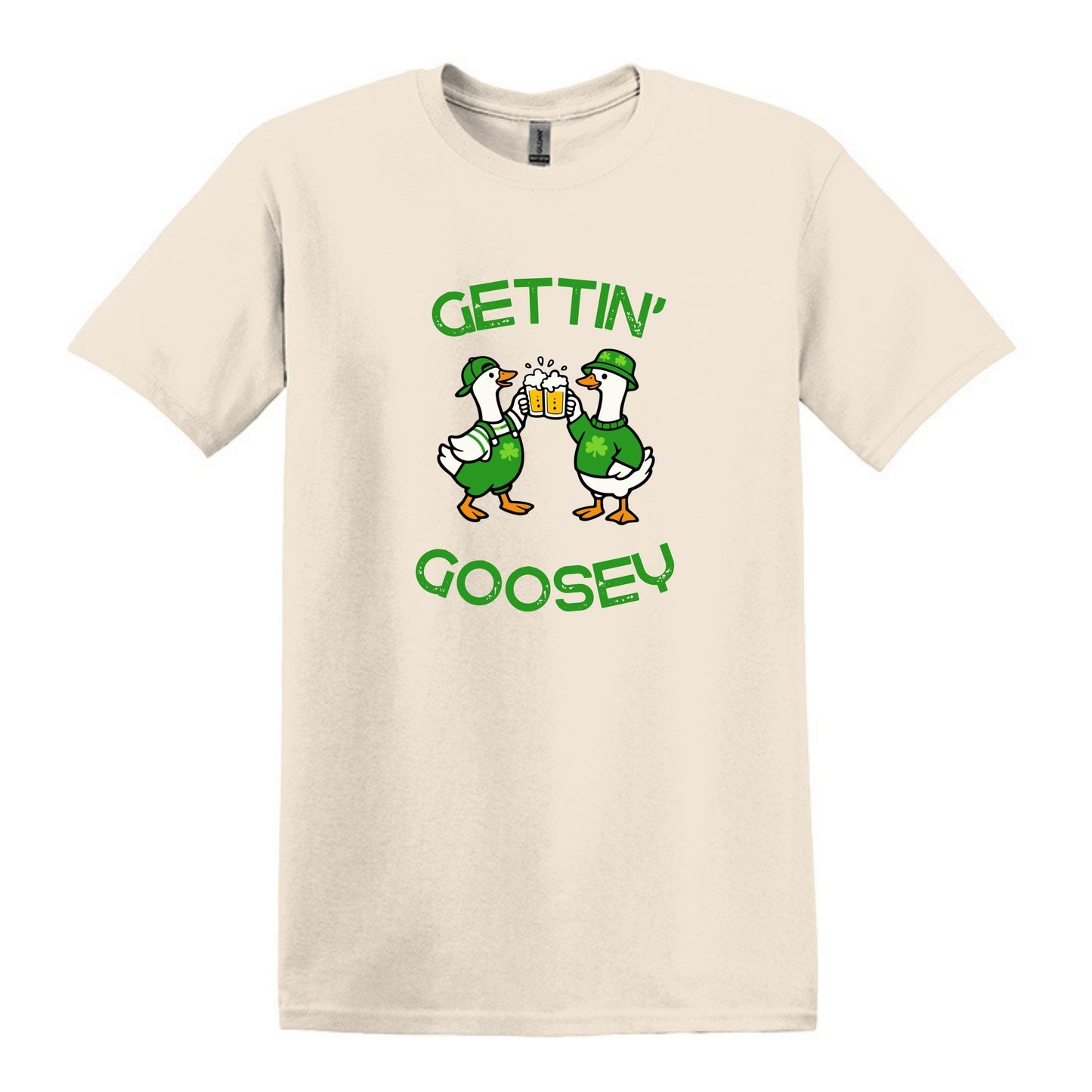 Gettin' Goosey - Fun Irish Heavy Cotton T-shirt