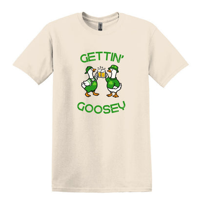 Gettin' Goosey - Fun Irish Heavy Cotton T-shirt