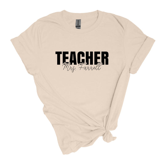 Camiseta PROFESOR - ¡Personalizada con el nombre del profesor! 