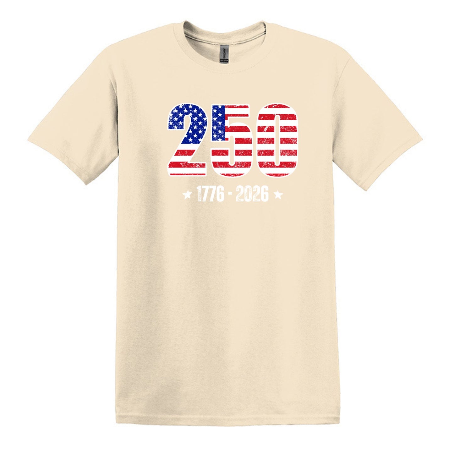 250 Anniversary Tee - 1776-2026 - Gildan Softstyle T-shirt