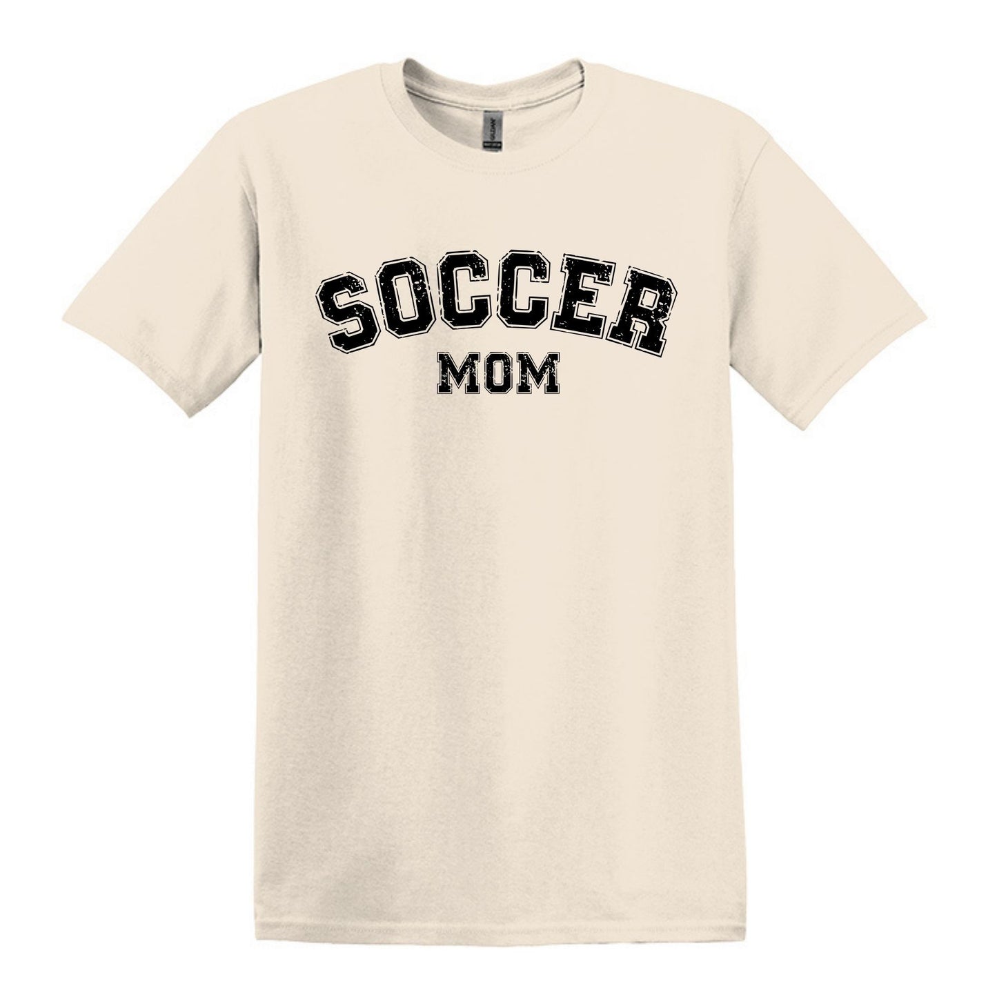Soccer Mom / Dad - Distressed Athletic Artwork | Heavy Cotton Unisex T-shirt