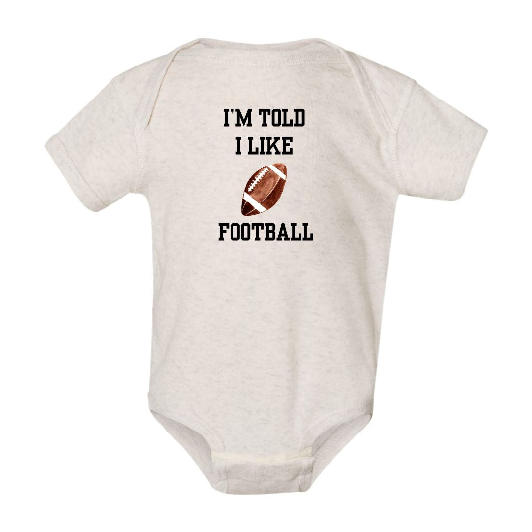 Mon 1er Superbowl ! T-shirt une pièce pour bébé