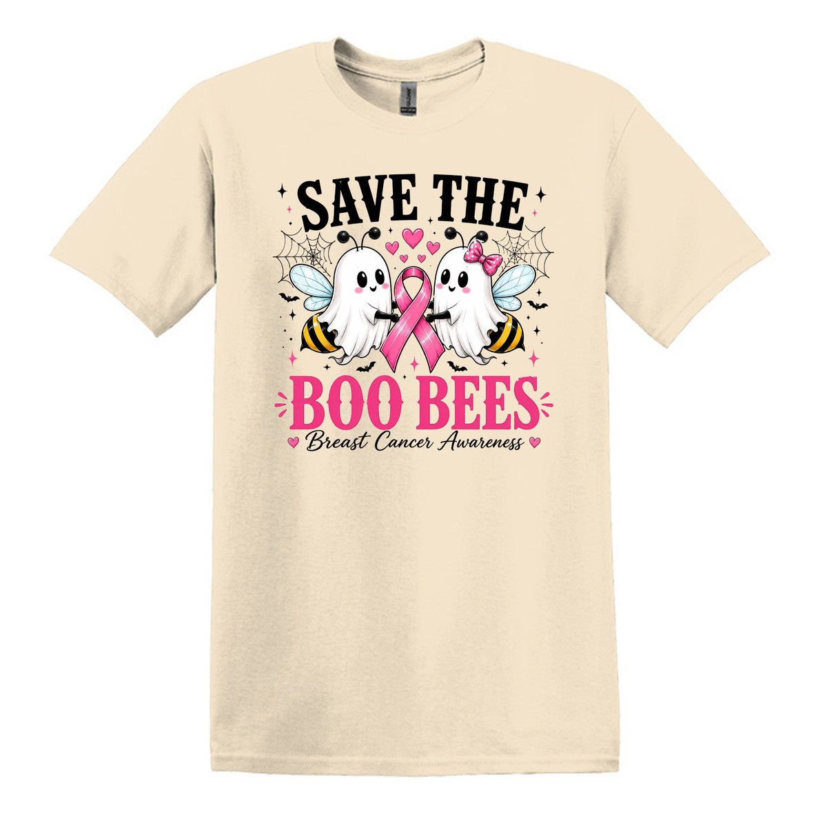 Save the Boo Bees - Breast Cancer Awareness - Gildan Softstyle T-shirt