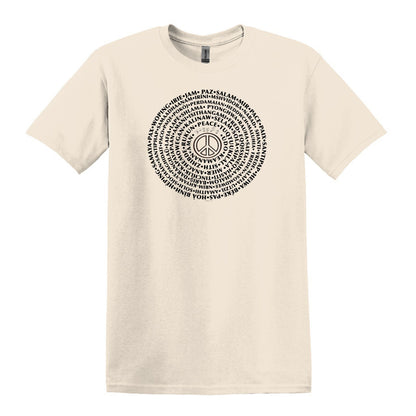 Can You Say PEACE - Gildan Heavy Cotton Unisex T-shirt - artwork designed by Cynthia NeJame