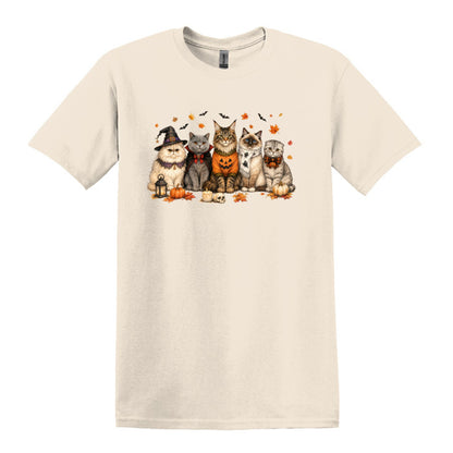 Halloween Cats -  Heavy Cotton Unisex T-shirt