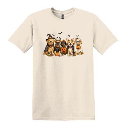 Halloween Pups -  Heavy Cotton Unisex T-shirt