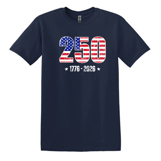 250 Anniversary Tee - 1776-2026 - Gildan Softstyle T-shirt