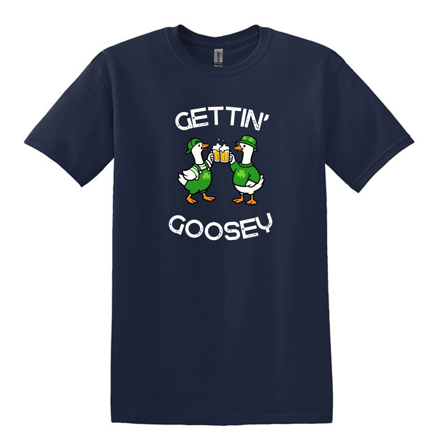 Gettin' Goosey - Fun Irish Heavy Cotton T-shirt