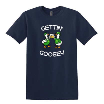 Gettin' Goosey - Fun Irish Heavy Cotton T-shirt