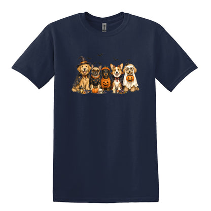 Halloween Pups -  Heavy Cotton Unisex T-shirt