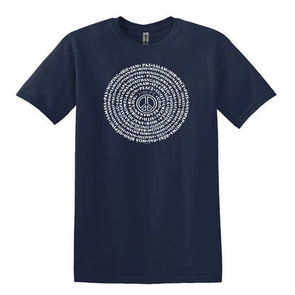 Can You Say PEACE - Gildan Heavy Cotton Unisex T-shirt - artwork designed by Cynthia NeJame