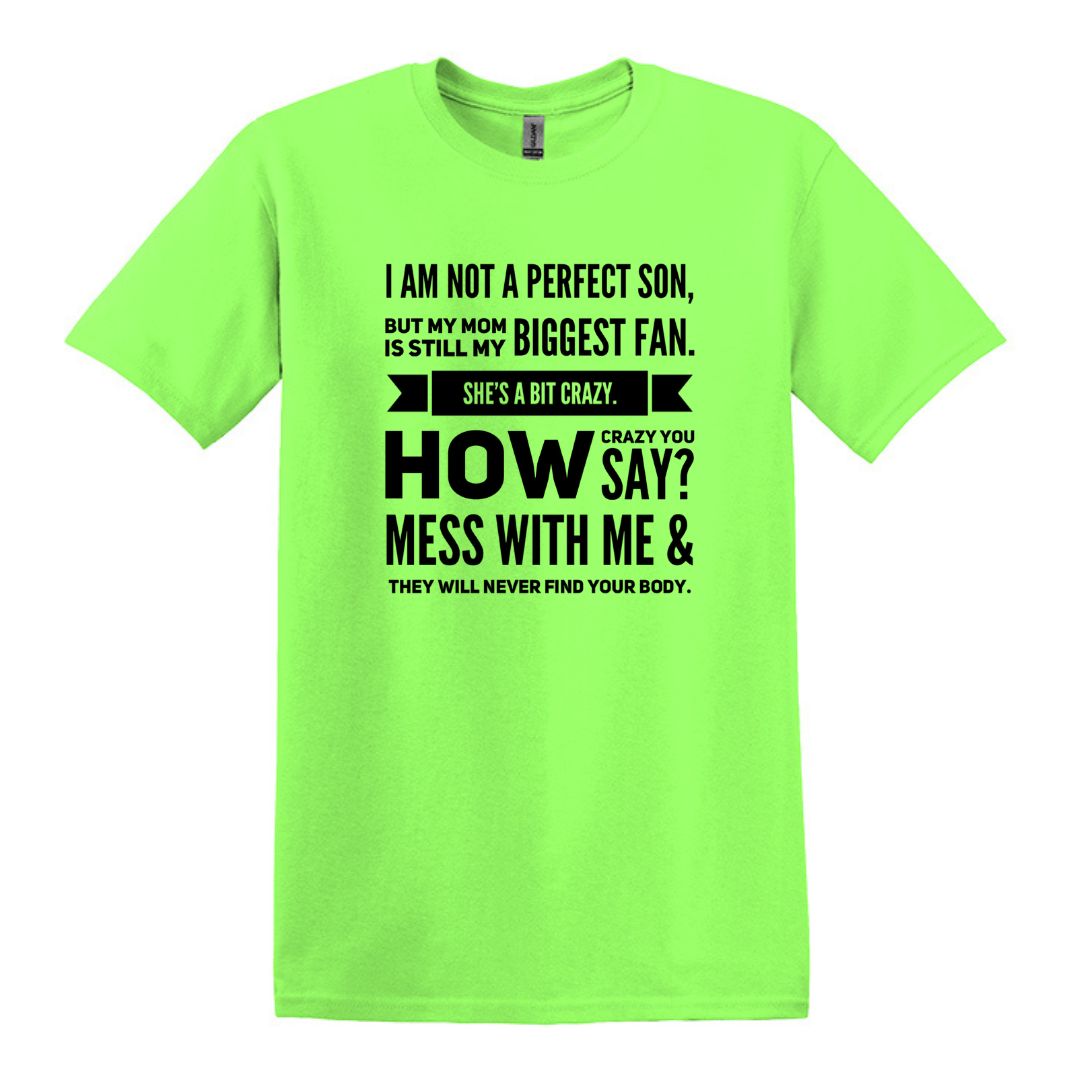 I am not a perfect son - Gildan Heavy Cotton T-shirt