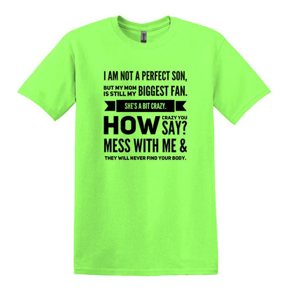 No soy un hijo perfecto - Camiseta Gildan Heavy Cotton 