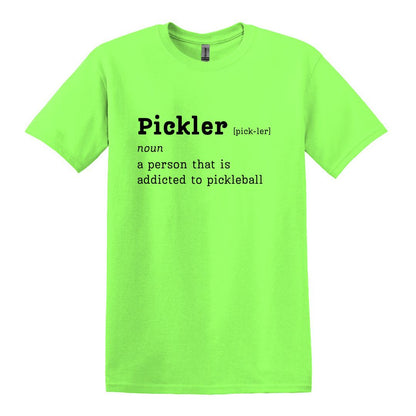 Pickleball T-Shirt - What is a Pickler? - Gildan Heavy Cotton