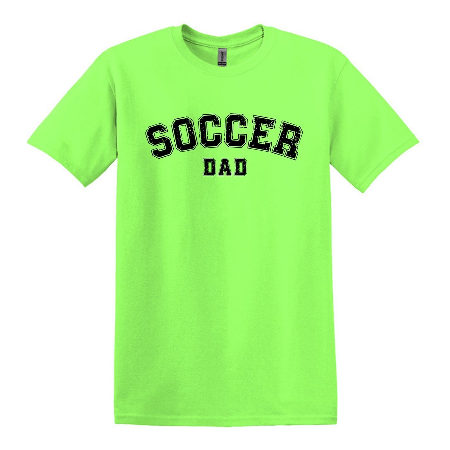 Soccer Mom / Dad - Distressed Athletic Artwork | Heavy Cotton Unisex T-shirt