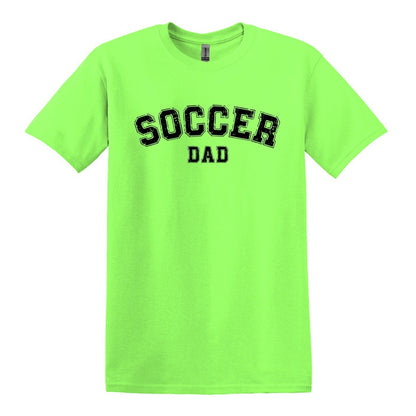 Soccer Mom / Dad - Distressed Athletic Artwork | Heavy Cotton Unisex T-shirt