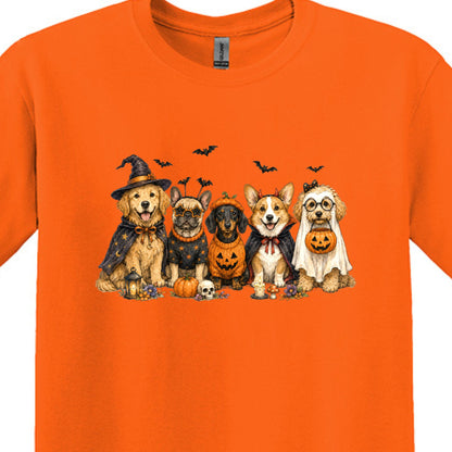 Halloween Pups -  Heavy Cotton Unisex T-shirt