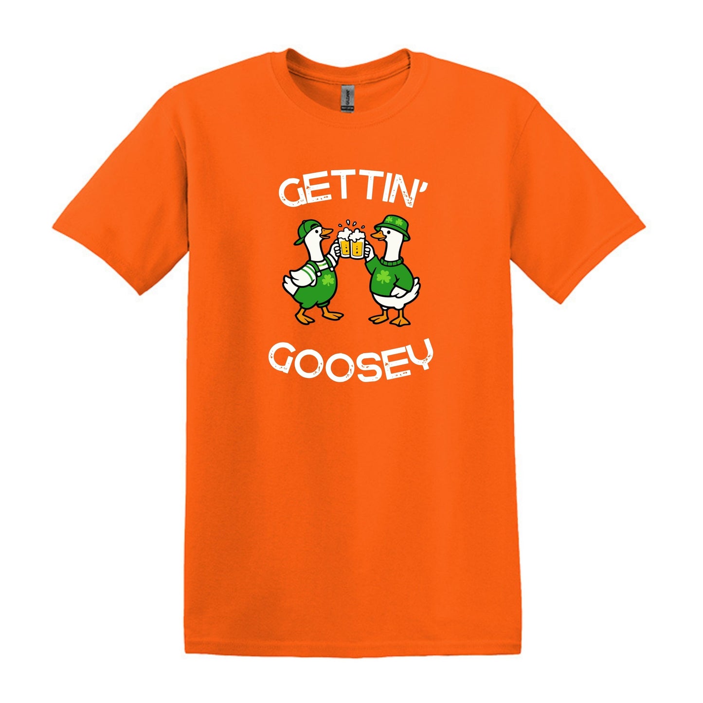 Gettin' Goosey - Fun Irish Heavy Cotton T-shirt