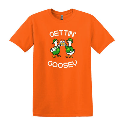 Gettin' Goosey - Fun Irish Heavy Cotton T-shirt