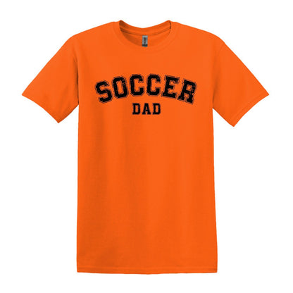 Soccer Mom / Dad - Distressed Athletic Artwork | Heavy Cotton Unisex T-shirt