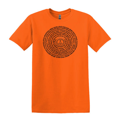 Can You Say PEACE - Gildan Heavy Cotton Unisex T-shirt - artwork designed by Cynthia NeJame