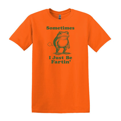 Sometimes I Just Be Fartin' - Funny Frog T-shirt