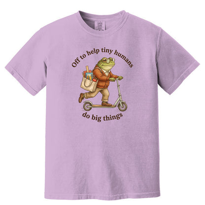 Off to Help Tiny Humans Do Big Things - Comfort Colors ® Heavyweight Ring Spun T-shirt