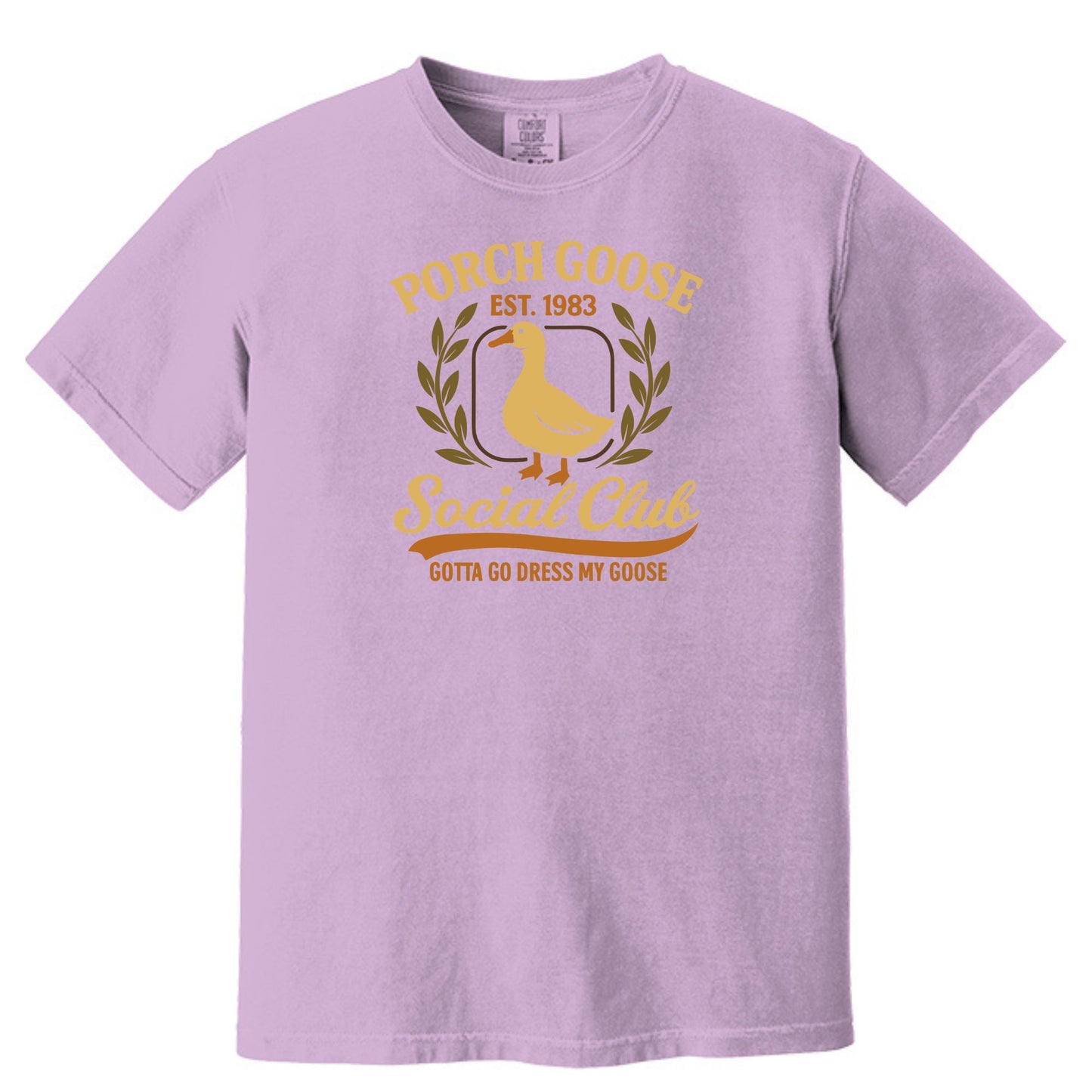 Porch Goose Social Club - Comfort Colors ® Heavyweight Ring Spun T-shirt