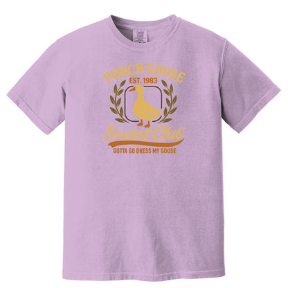 Porch Goose Social Club - Comfort Colors ® Heavyweight Ring Spun T-shirt