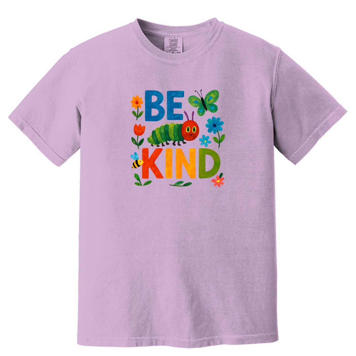 Be Kind Caterpillar T-Shirt - Comfort Colors ® Heavyweight Ring Spun Tee