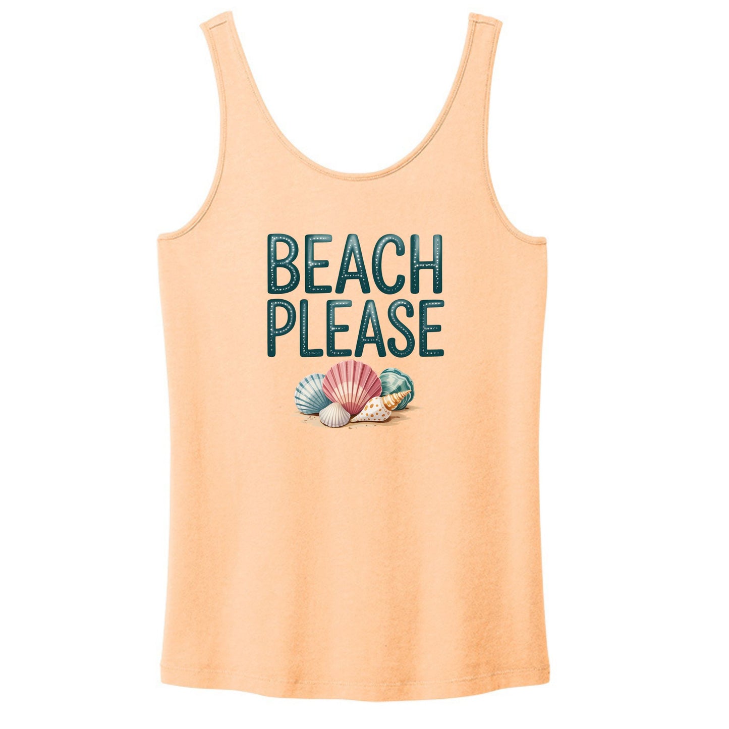 Beach Please - Beach Washed Women's Tank