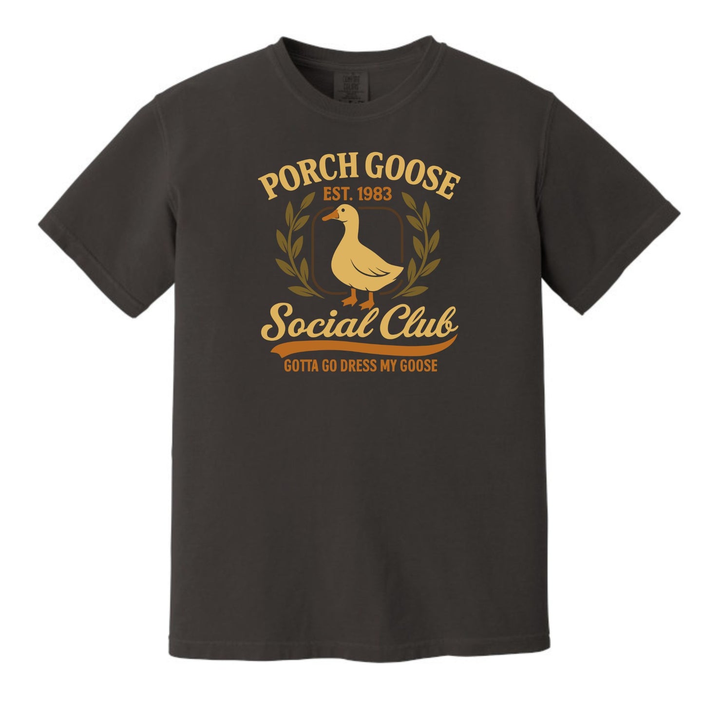 Porch Goose Social Club - Comfort Colors ® Heavyweight Ring Spun T-shirt
