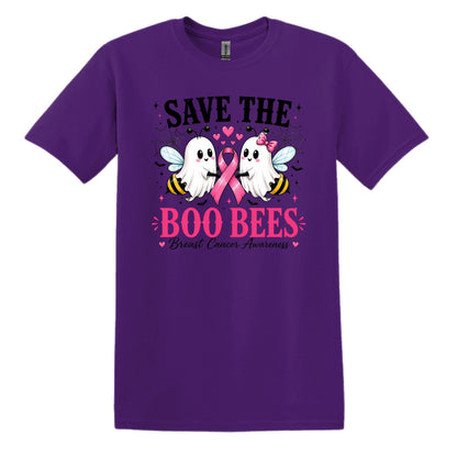 Save the Boo Bees - Breast Cancer Awareness - Gildan Softstyle T-shirt