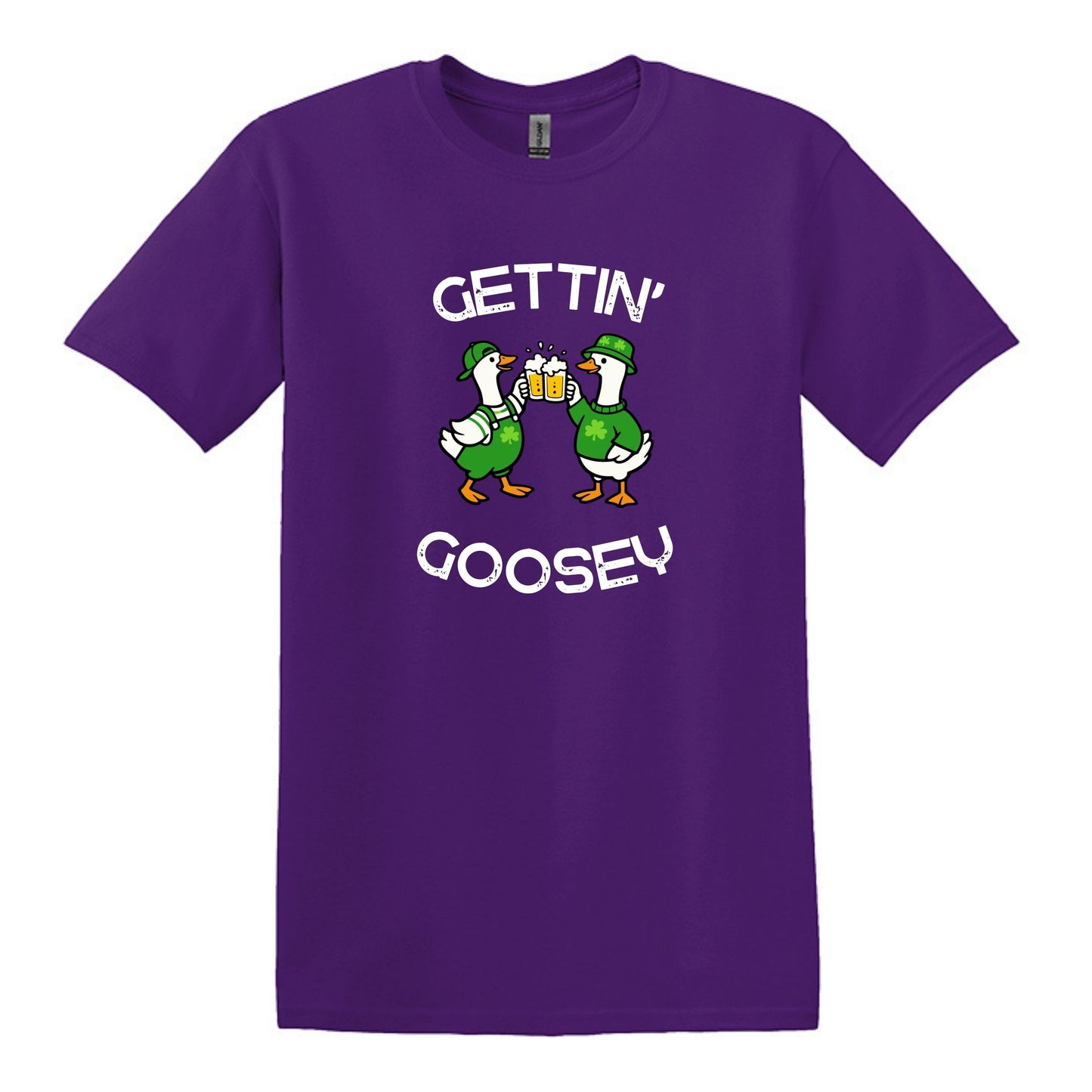 Gettin' Goosey - Fun Irish Heavy Cotton T-shirt