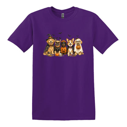 Halloween Pups -  Heavy Cotton Unisex T-shirt