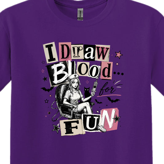 I Draw Blood For Fun – Gildan® Softstyle™ T-Shirt