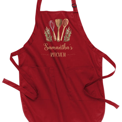 Personalized Kitchen Apron - Port Authority® Full-Length Apron with Pockets