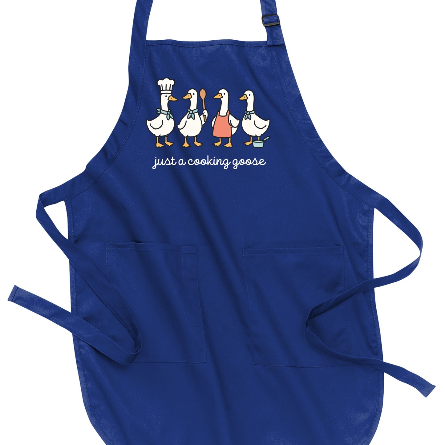 Just a Cooking Goose - Port Authority® Full-Length Apron with Pockets