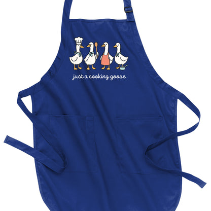 Just a Cooking Goose - Port Authority® Full-Length Apron with Pockets
